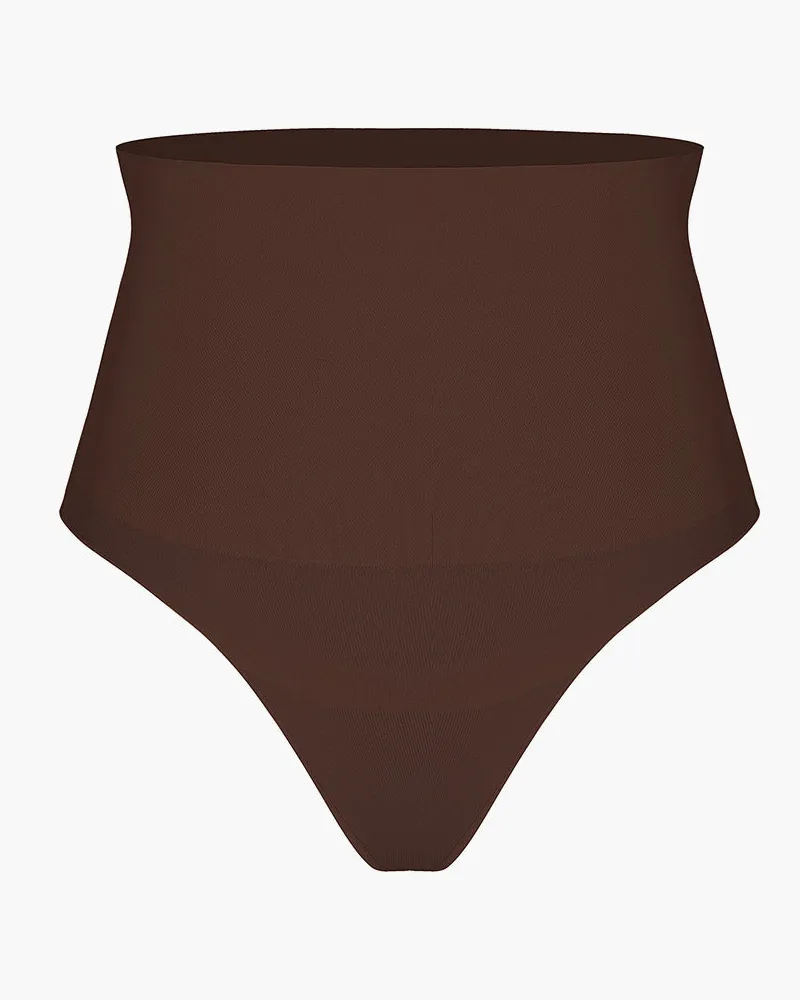 creamy fabrics Shaping-String mit hoher Taille - Kakao / 5XL 