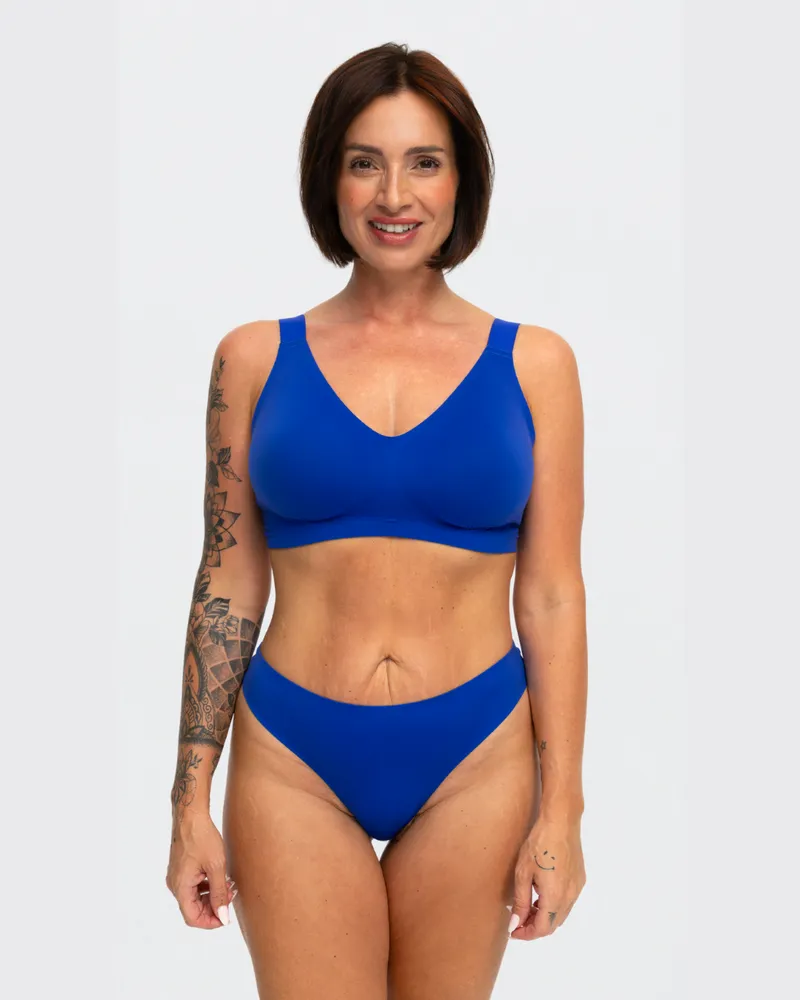 creamy fabrics Comfort Minimizer BH - Web Surf Blue / 2XL 