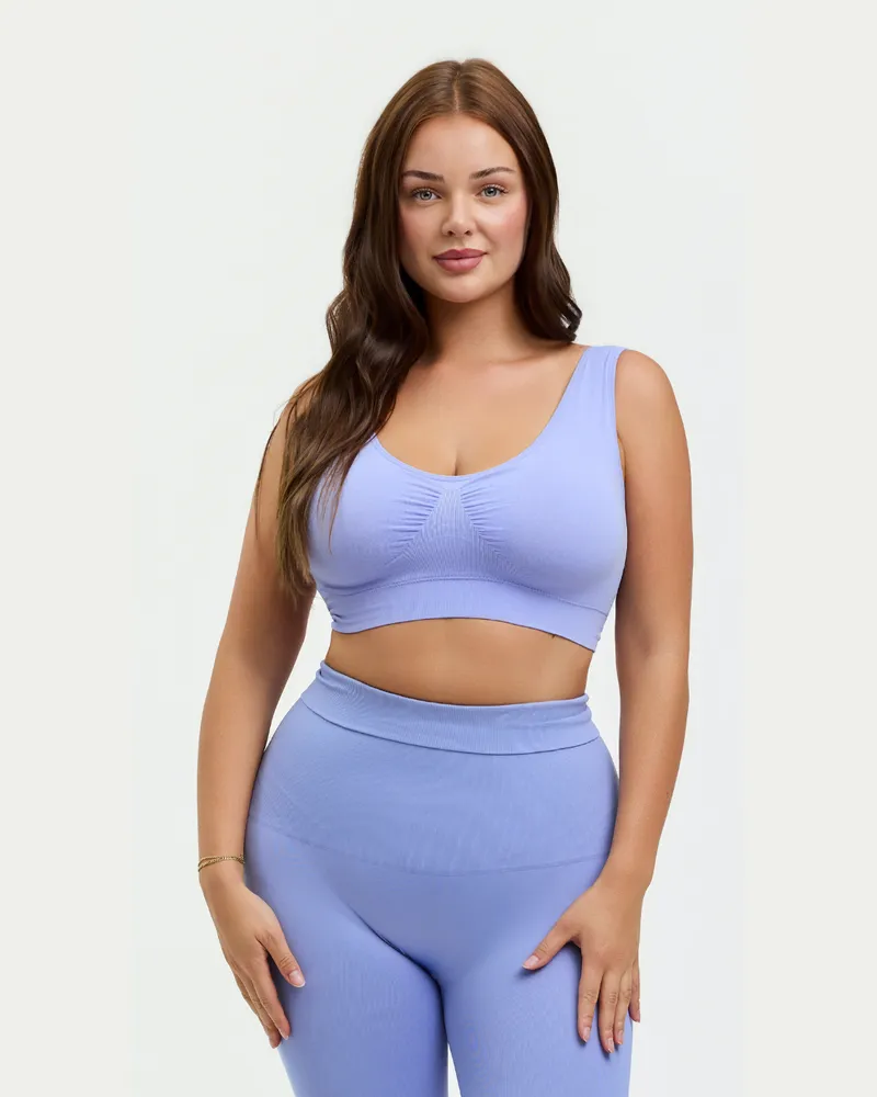 creamy fabrics Comfy Bra - Soft Violet / L 