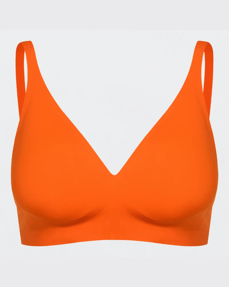 creamy fabrics Comfort Push-Up BH (#2) - Sunset Orange / S 