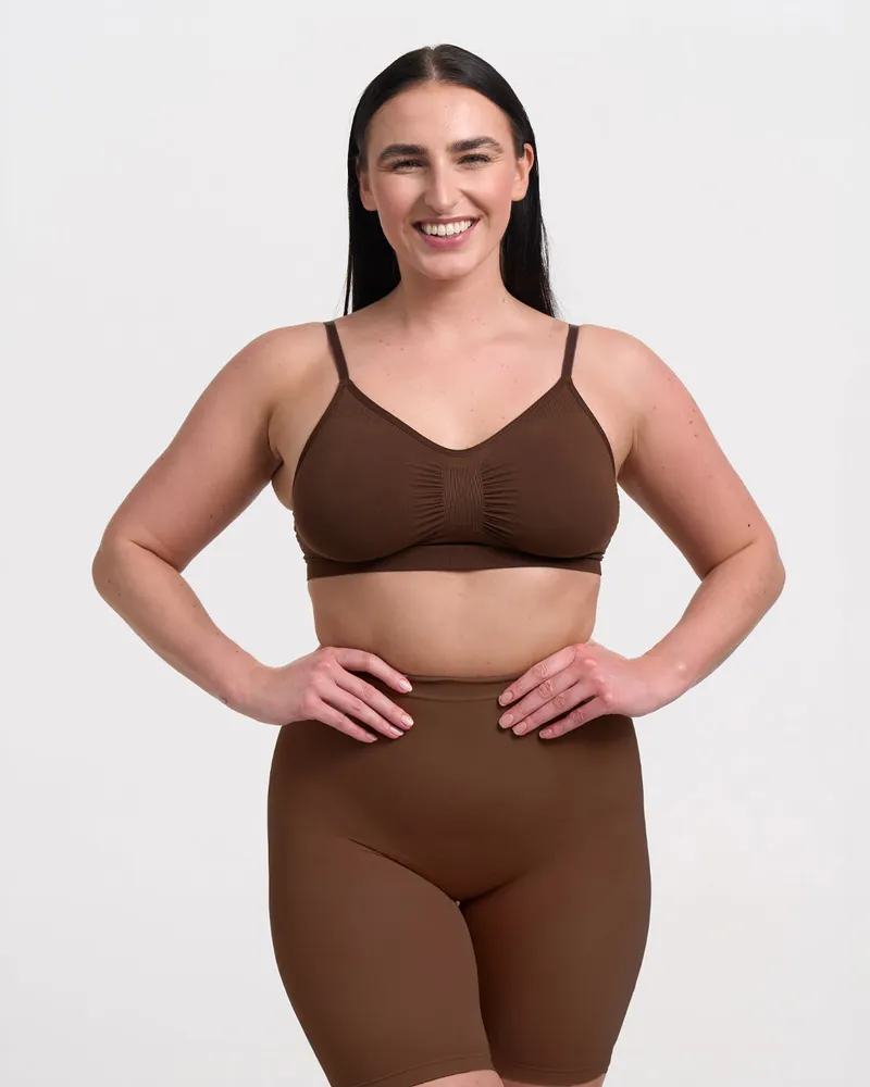 creamy fabrics Shaping Shorts - Braun / 3XL 