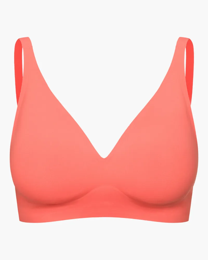 creamy fabrics Comfort Push-Up BH - Coral / S 