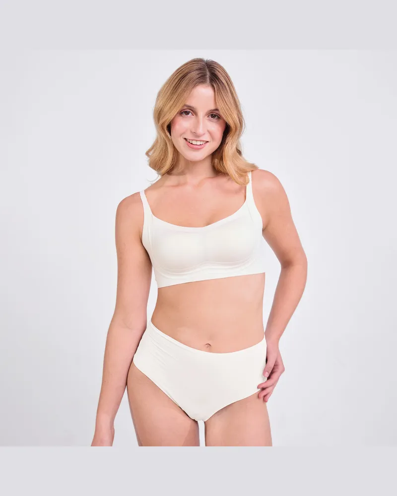 creamy fabrics Compact Comfort BH - Secret Sale - Ecru / S 