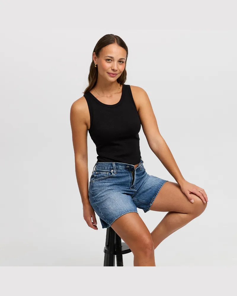 creamy fabrics Tank Bratop - Schwarz / M 