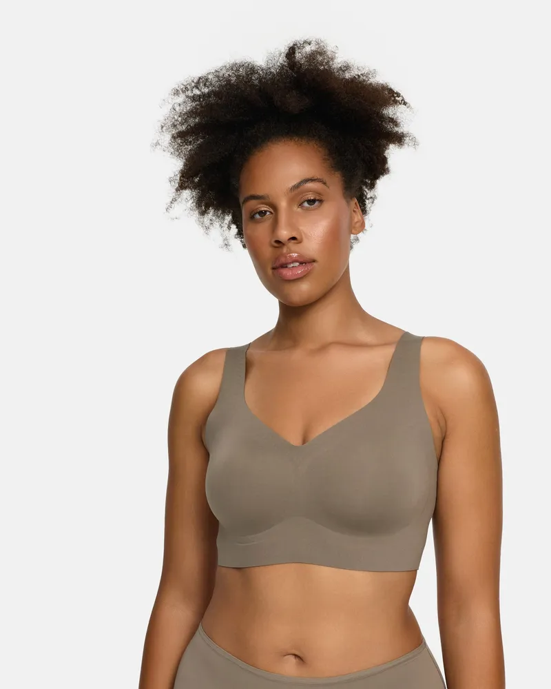 creamy fabrics Comfort Minimizer Back Support BH - Taupe / M 