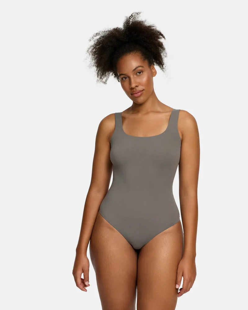 creamy fabrics Low Back - Body (#2) - Graphit / M 