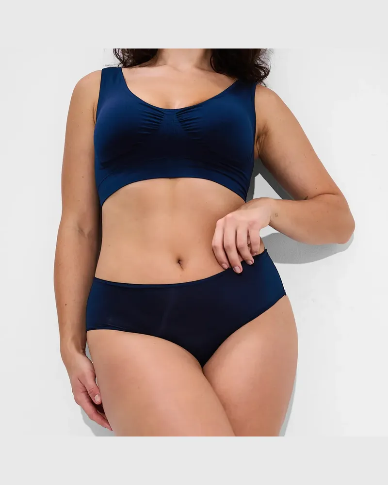 creamy fabrics Slip | 3er Pack - Navy Blue / M 