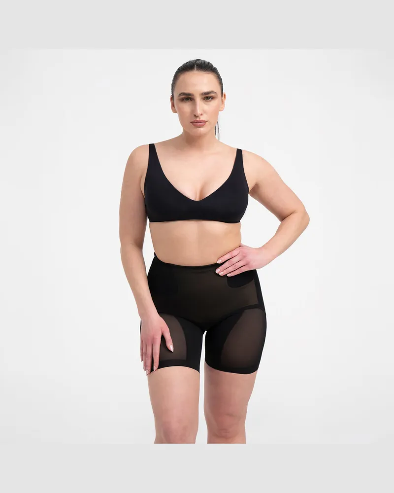 creamy fabrics Ultra Strong Shaping Shorts - Schwarz / M 
