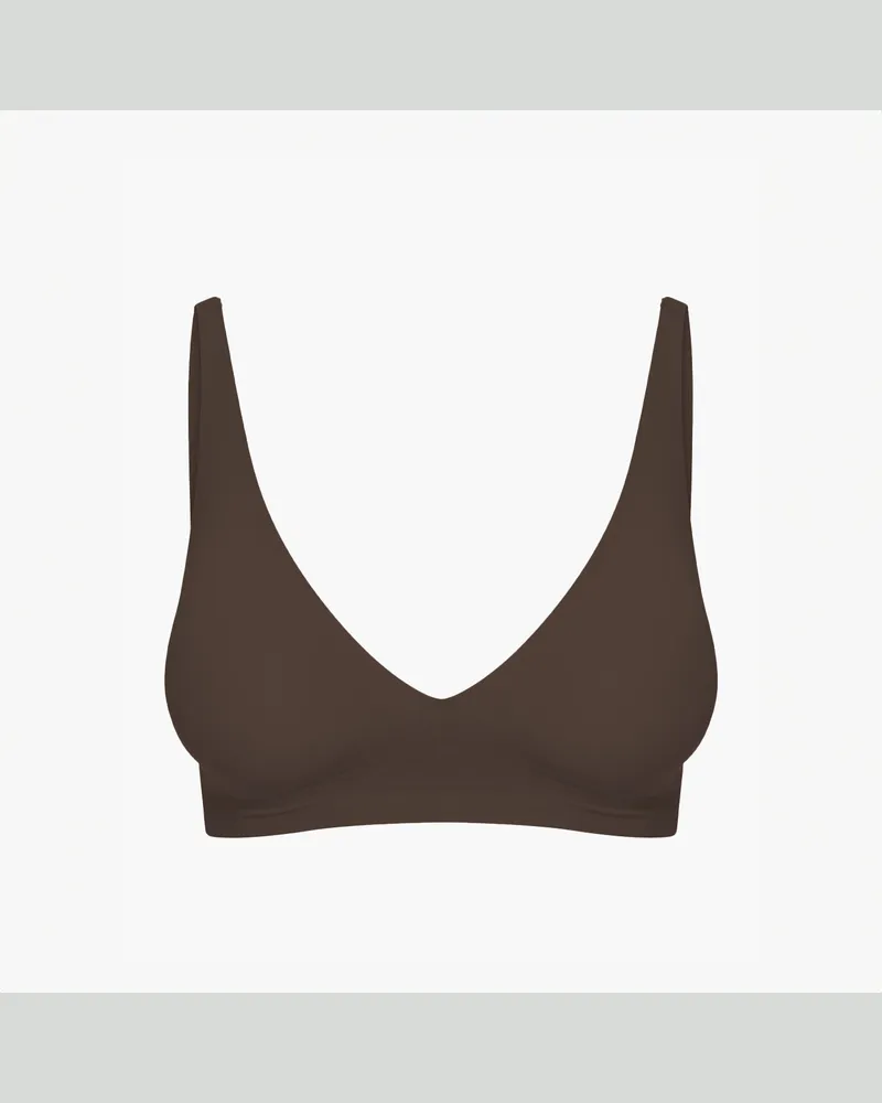 creamy fabrics Comfort Push-Up BH - Braun / M 