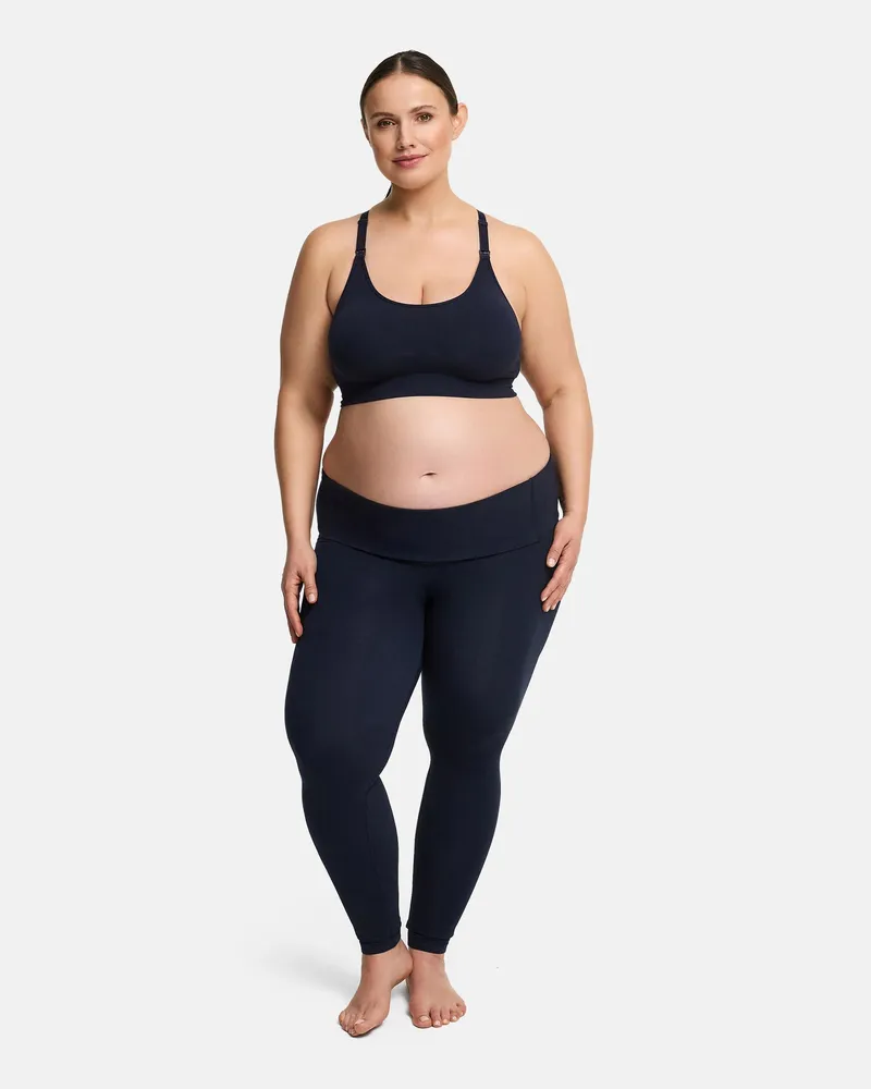 creamy fabrics Seamless Still-Bh mit Rückenstütze - Navy Blue / 3XL 