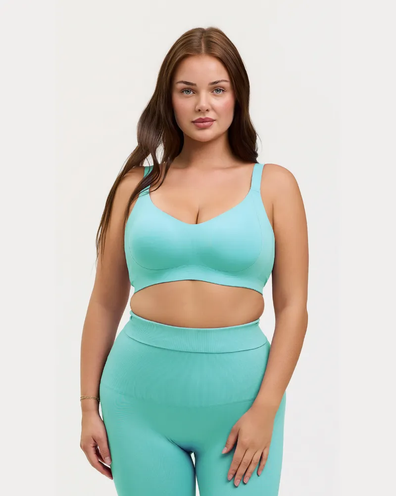 creamy fabrics Seamless Compact Push-Up BH - Mint / S 