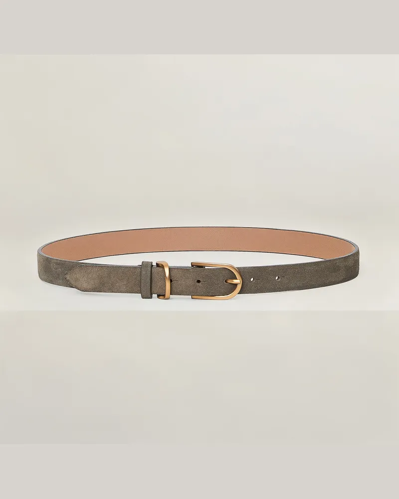 Reptile's House Etoile schnalle und nahtloser wildledergürtel 25mm - Jeans 