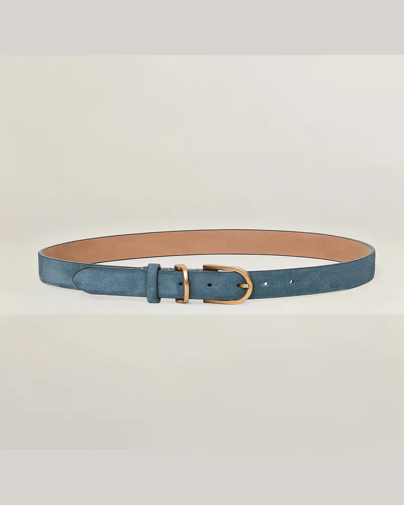 Reptile's House Etoile schnalle und nahtloser wildledergürtel 25mm - Jeans 