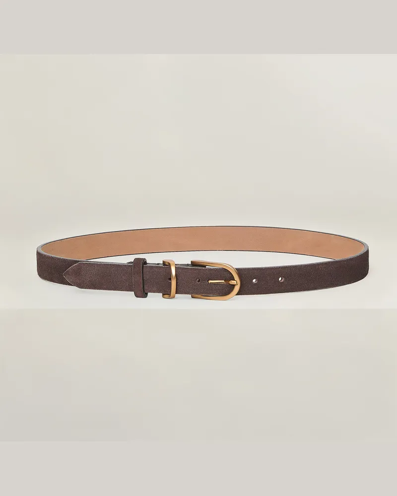 Reptile's House Etoile schnalle und nahtloser wildledergürtel 25mm - Jeans 