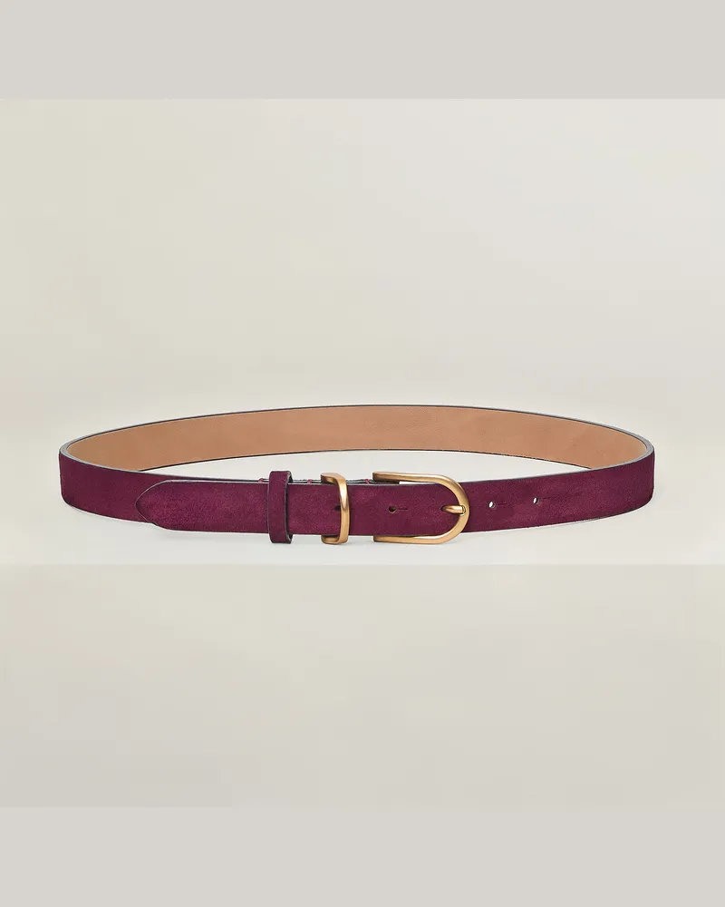 Reptile's House Etoile schnalle und nahtloser wildledergürtel 25mm - Jeans 