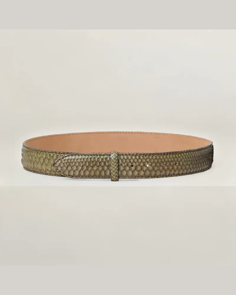 Reptile's House Pythonleder-Gürtel 40 mm - Jeans 
