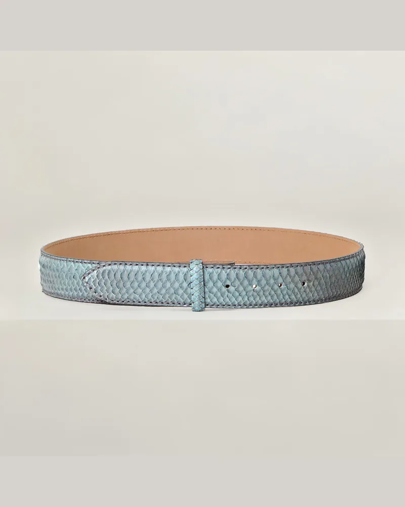 Reptile's House Pythonleder-Gürtel 40 mm - Jeans 