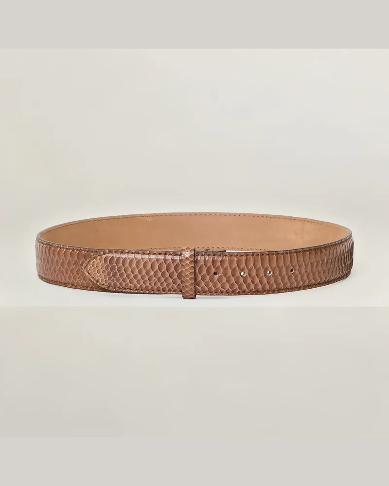 Reptile's House Pythonleder-Gürtel 40 mm - Jeans 