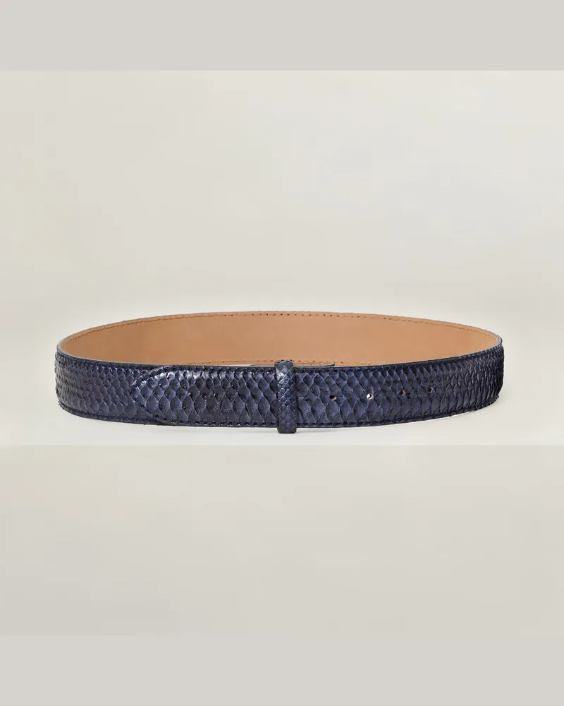 Reptile's House Pythonleder-Gürtel 40 mm - Jeans 