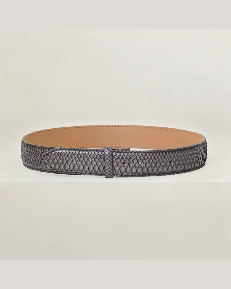 Reptile's House Pythonleder-Gürtel 40 mm - Jeans 