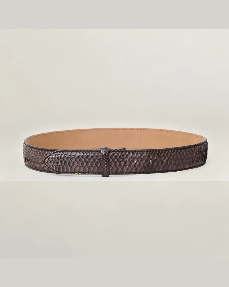 Reptile's House Pythonleder-Gürtel 40 mm - Jeans 
