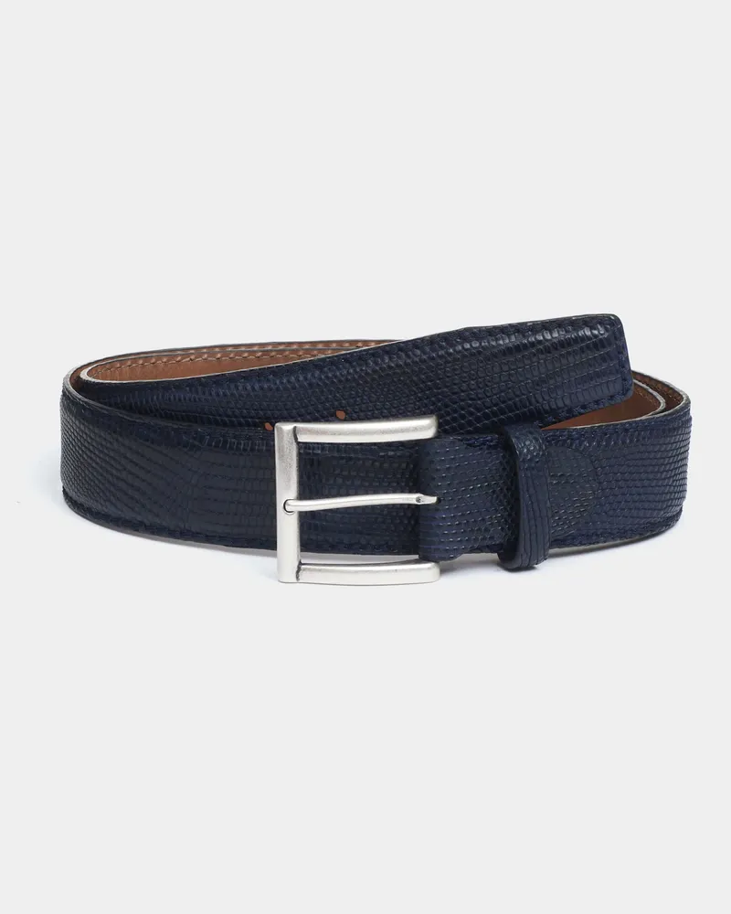 Reptile's House Reventon - Gürtel aus Iguana-Leder - Braun 