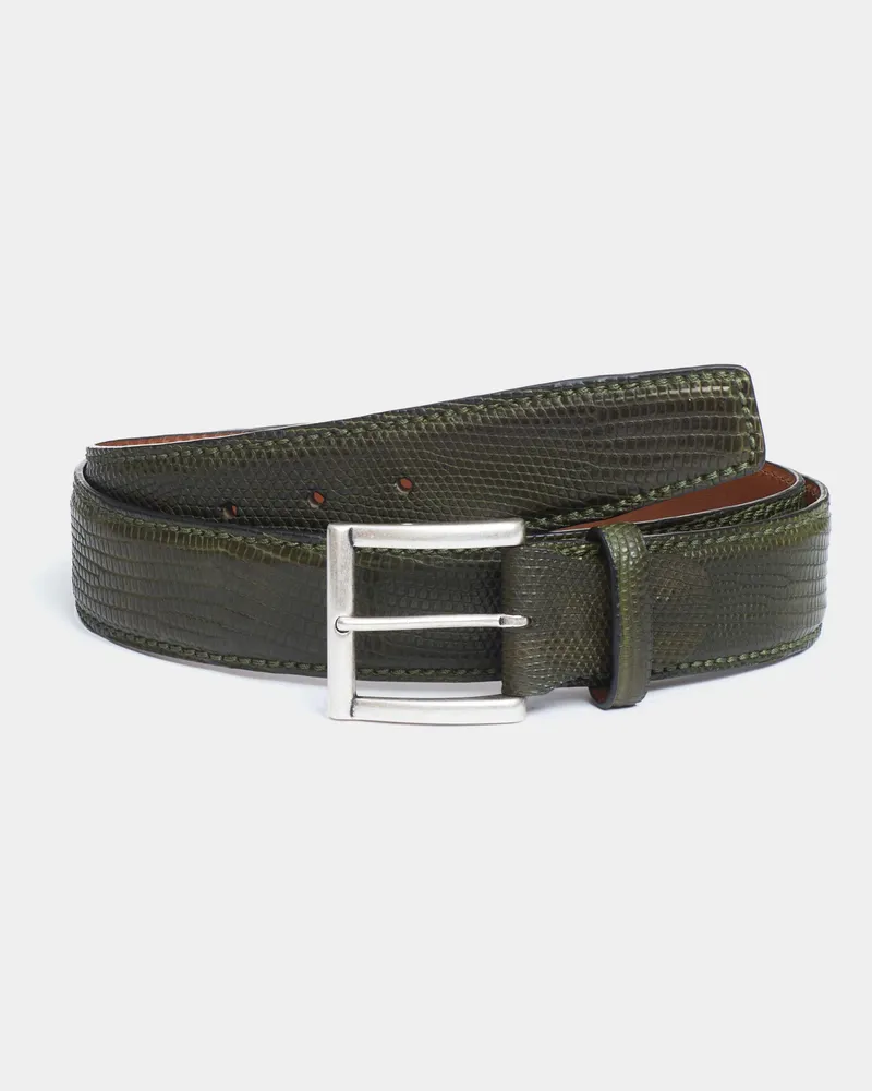 Reptile's House Reventon - Gürtel aus Iguana-Leder - Braun 