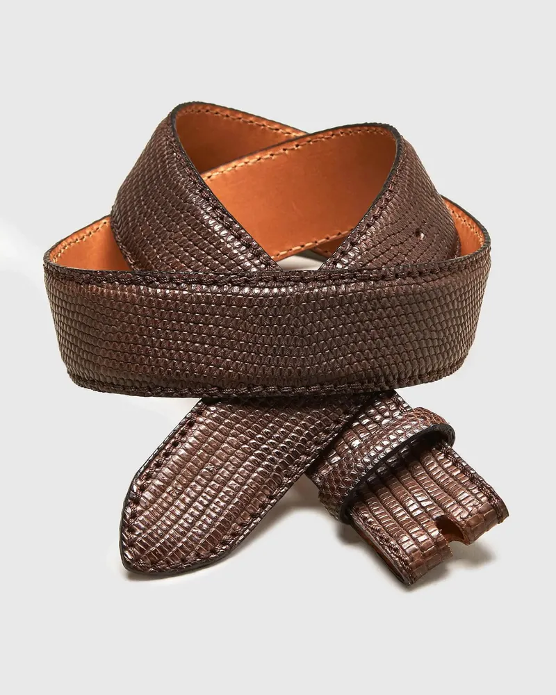 Reptile's House Reventon - Gürtel aus Iguana-Leder - Rum 