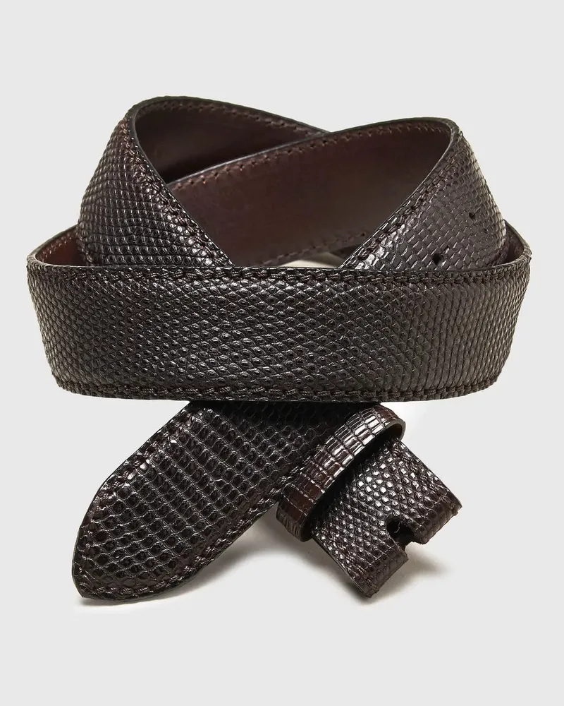 Reptile's House Reventon - Gürtel aus Iguana-Leder - Rum 