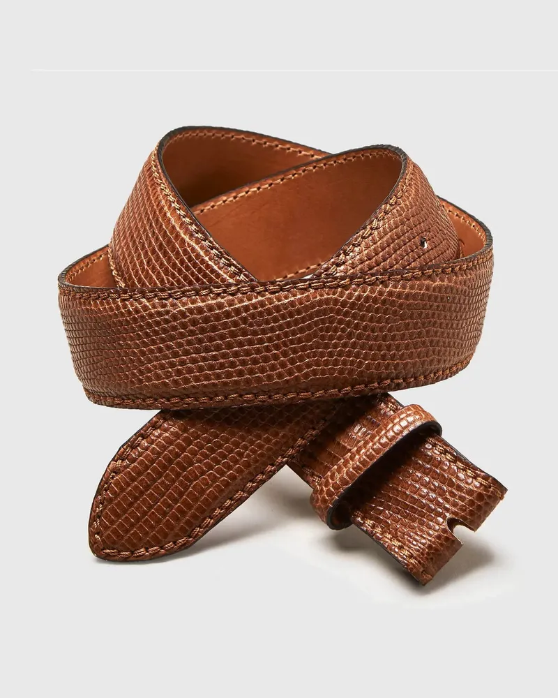 Reptile's House Reventon - Gürtel aus Iguana-Leder - Rum 