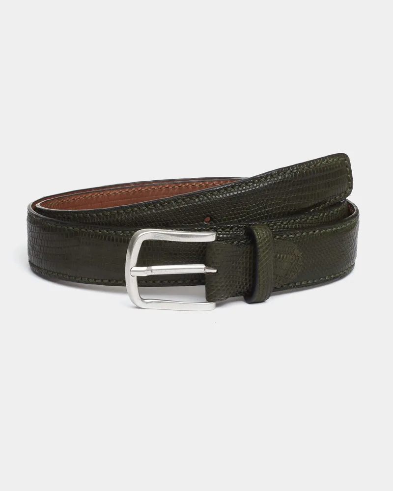 Reptile's House Reventon - Gürtel aus Iguana-Leder - Braun 