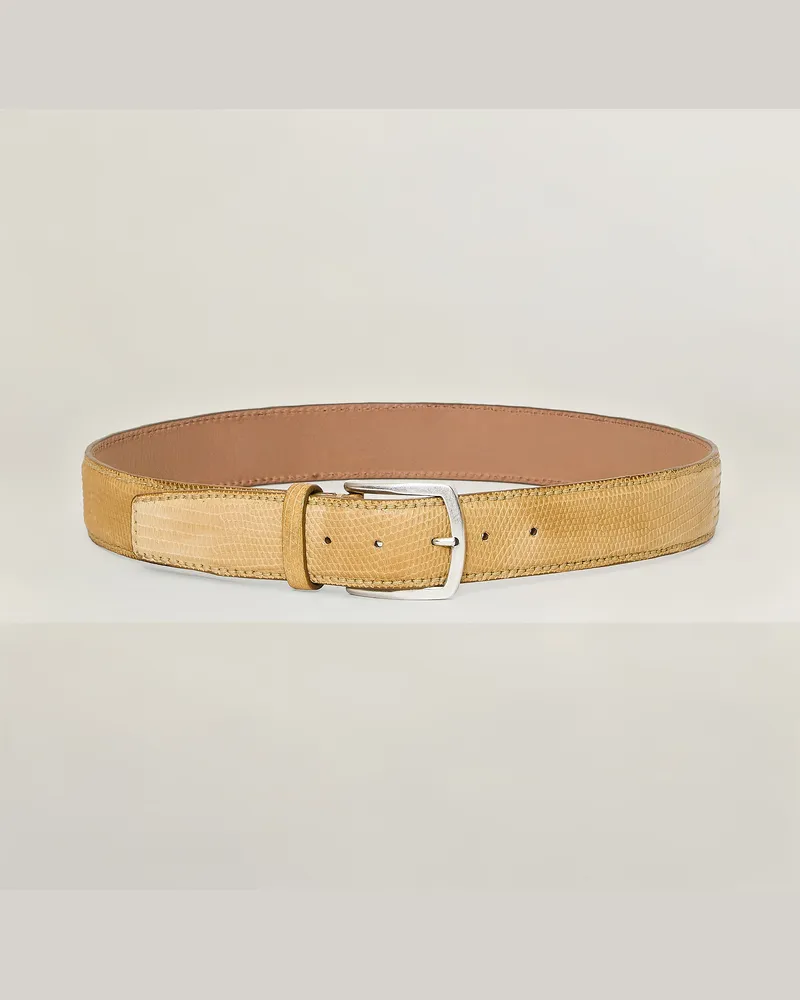 Reptile's House Arno Schnalle und gürtel aus Leguanleder 40mm - Jeans 