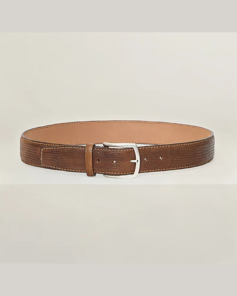 Reptile's House Arno Schnalle und gürtel aus Leguanleder 40mm - Jeans 