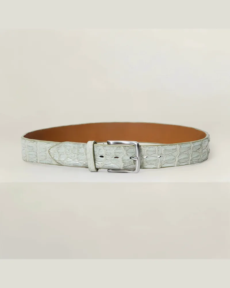 Reptile's House Outback – Gürtel aus Krokodilrückenleder 4 cm - Jeans, Nathan 