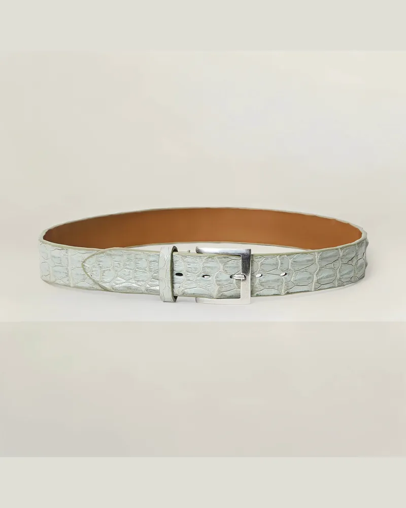 Reptile's House Outback – Gürtel aus Krokodilrückenleder 4 cm - Jeans, Nathan 