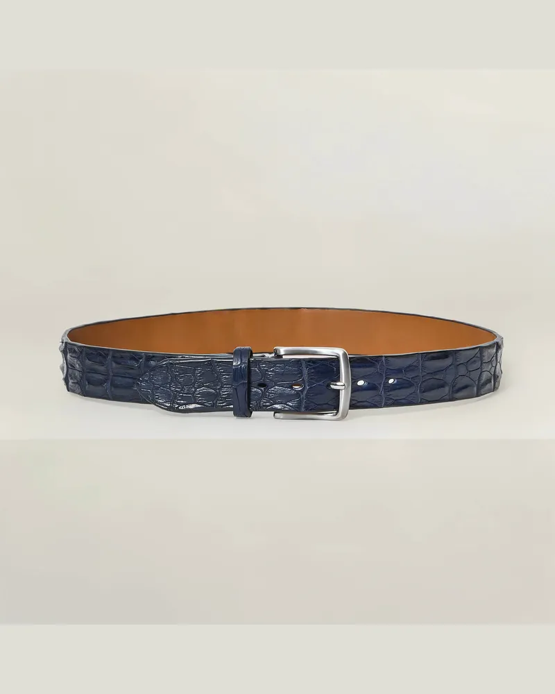 Reptile's House Outback – Gürtel aus Krokodilrückenleder 4 cm - Jeans, Nathan 