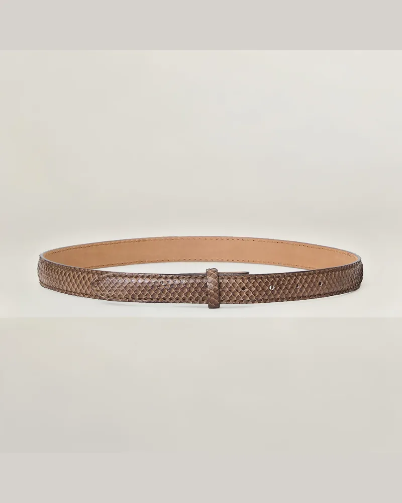 Reptile's House Pythonleder-Gürtel 25 mm - Jeans 