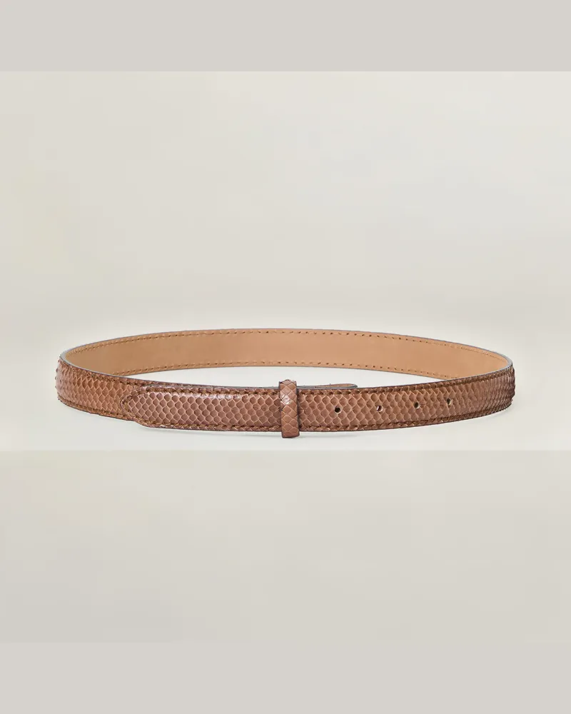 Reptile's House Pythonleder-Gürtel 25 mm - Jeans 