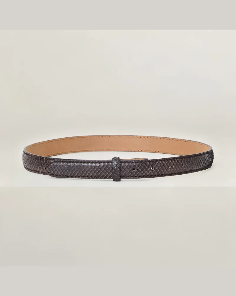 Reptile's House Pythonleder-Gürtel 25 mm - Jeans 