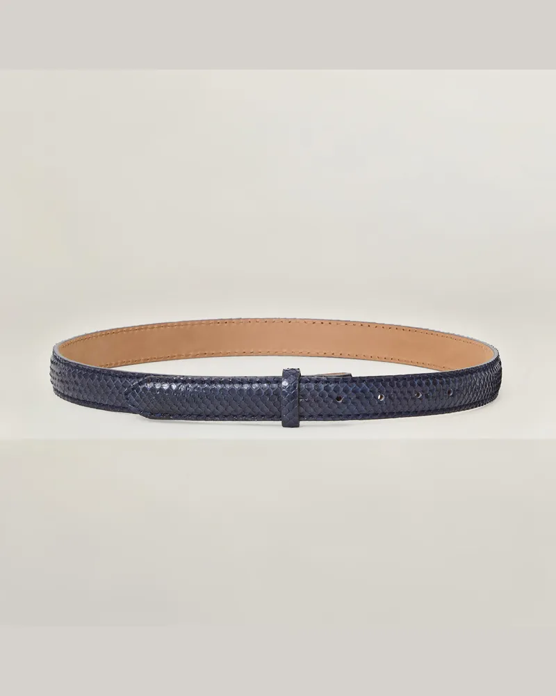 Reptile's House Pythonleder-Gürtel 25 mm - Jeans 