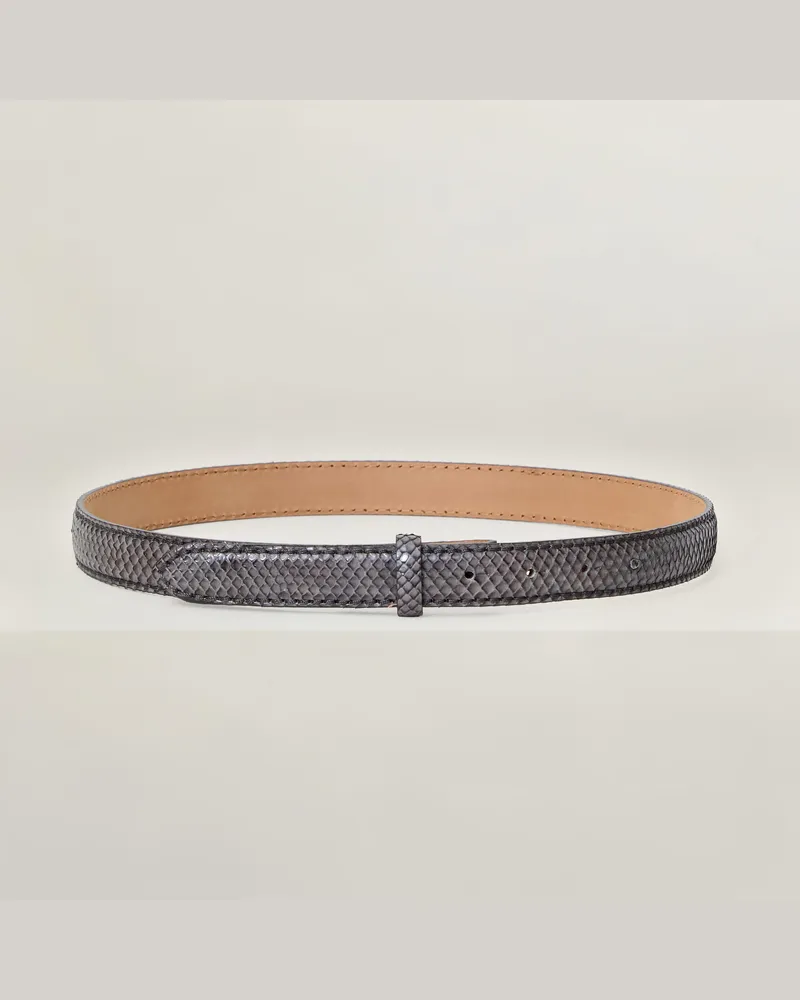 Reptile's House Pythonleder-Gürtel 25 mm - Jeans 