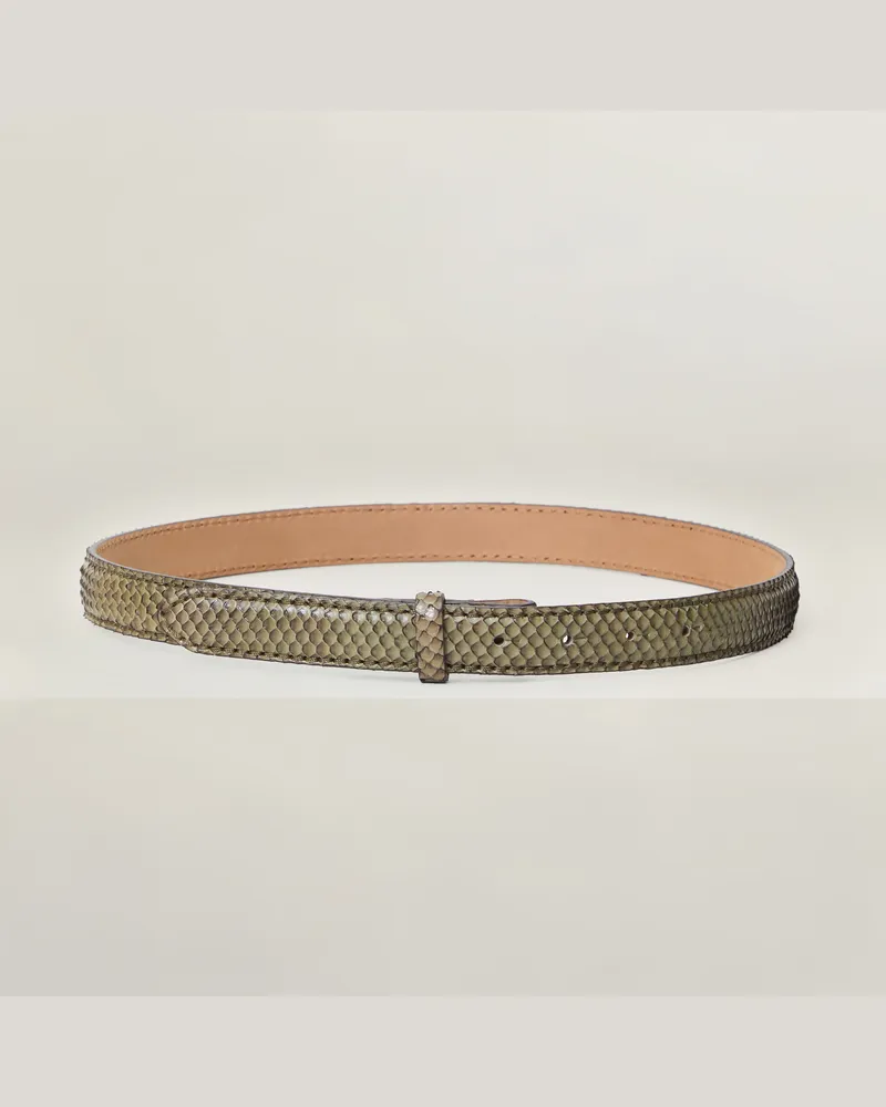 Reptile's House Pythonleder-Gürtel 25 mm - Jeans 