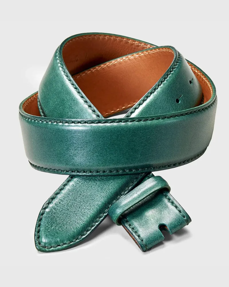 Reptile's House Aura- Kalbsleder Gürtel - Grau 