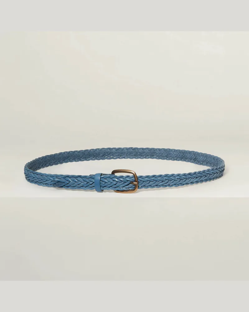 Reptile's House Fiamma – Geflochtener Ledergürtel - Cream 