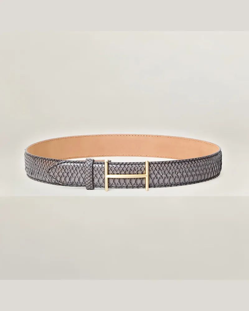 Reptile's House Horus-Schließe und Pythonleder-Gürtel 40 mm - Jeans 