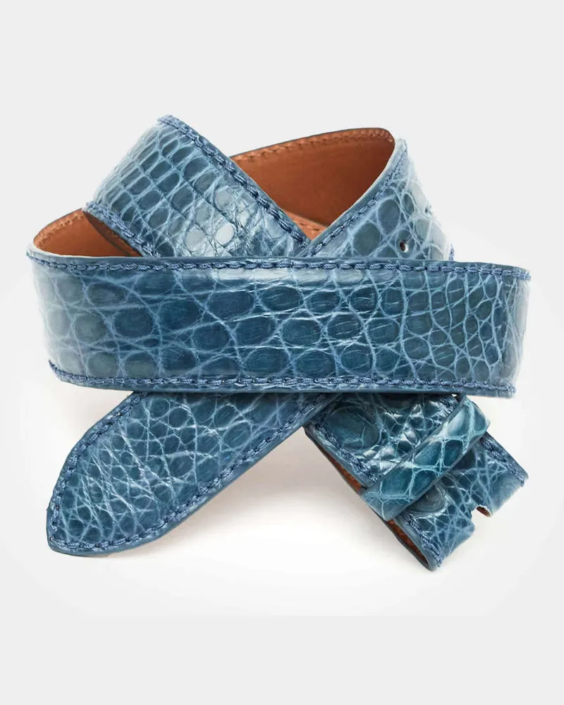 Reptile's House Virgie - Gürtel aus Krokodil - Rosa 