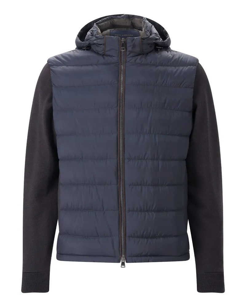Paul & Shark Daunenjacke mit Schurwolle Navy