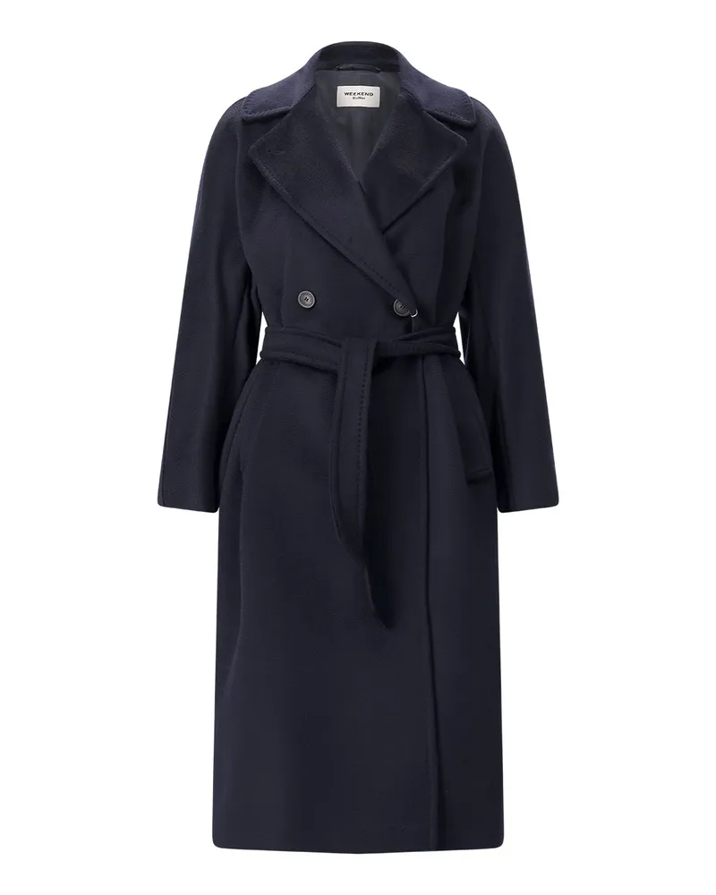 Max Mara Mantel Resina aus Schurwolle Navy