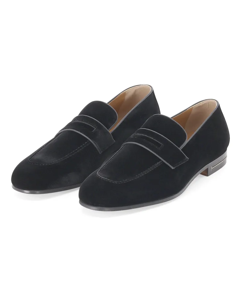 Tom Ford Loafer aus Samt Schwarz