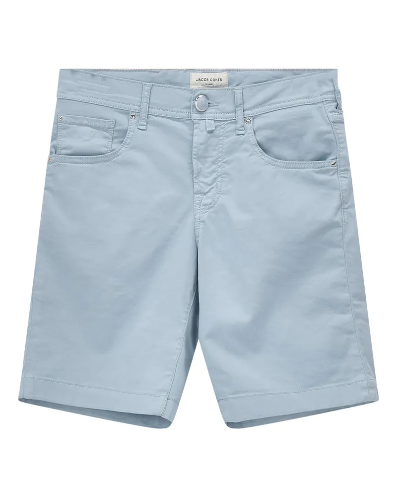 Jacob Cohën Shorts aus Baumwollmix Blau